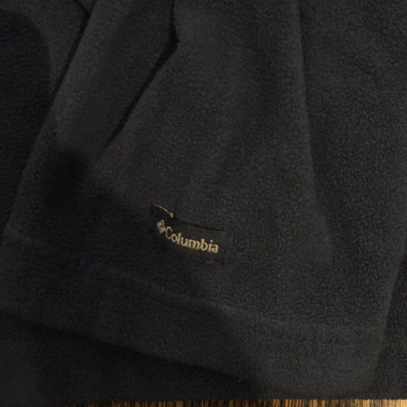 Columbia navy fleece crew neck pullover - Picture 3 of 4